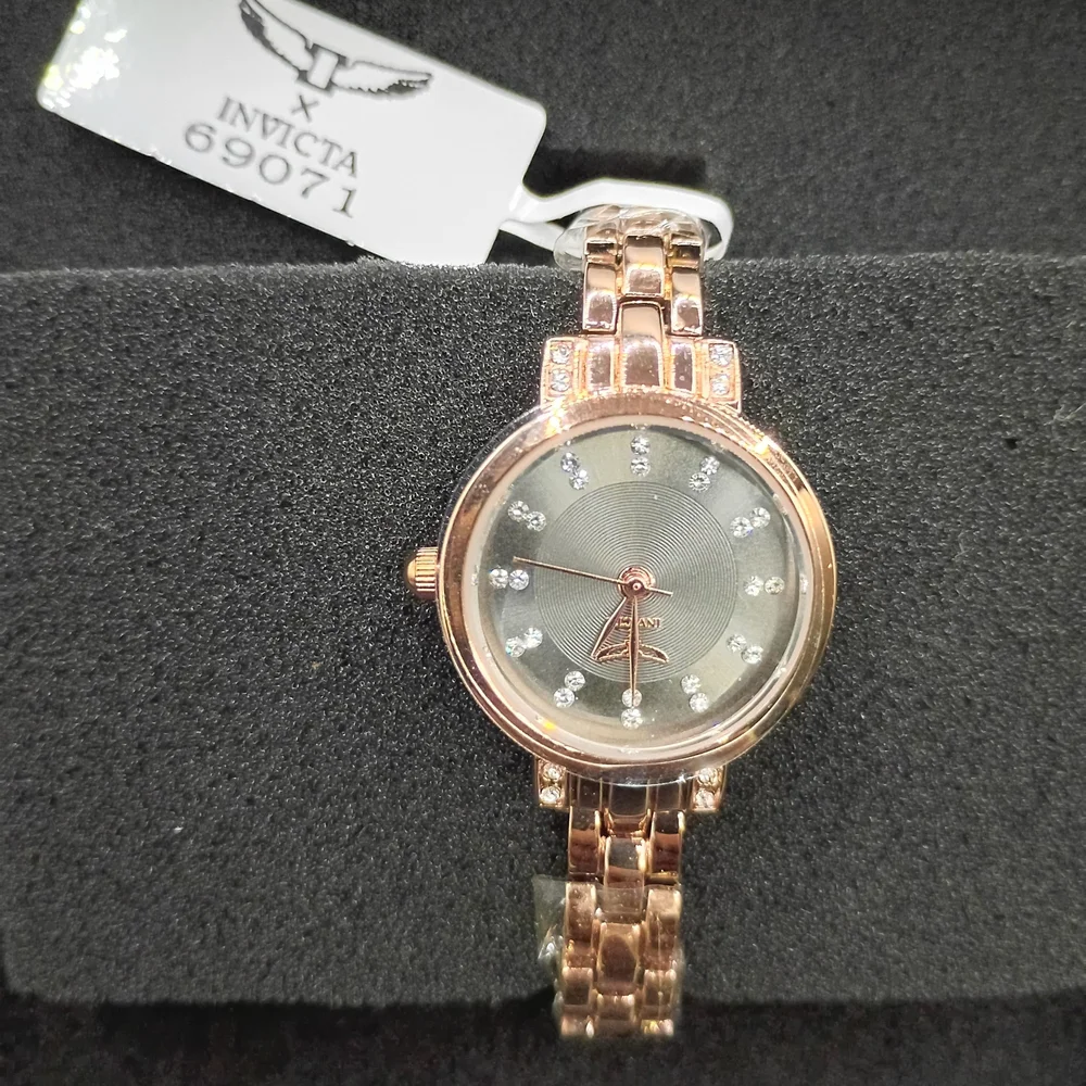 Invicta Women's Rose Gold and Gray Watch